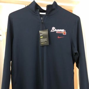 Atlanta Braves Nike Dri-Fit Quarter Zip